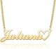 Customized Name Necklace - 18K Gold Plated Personalized Plate Jewelry - Custom Gift